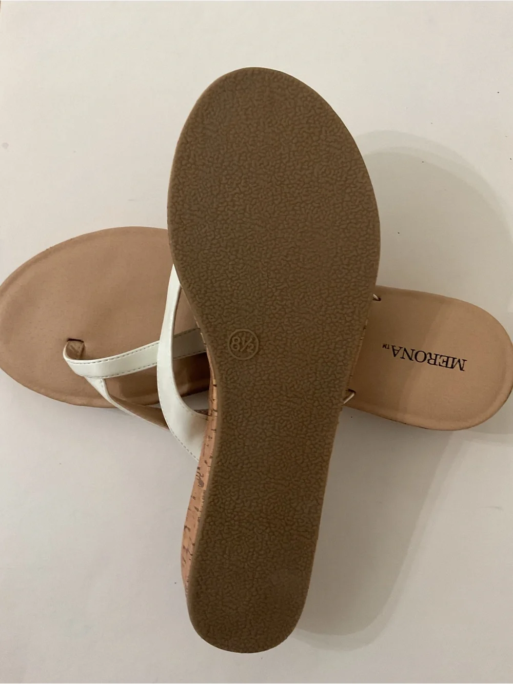 Merona White Artie Style Women’s Sandals - New